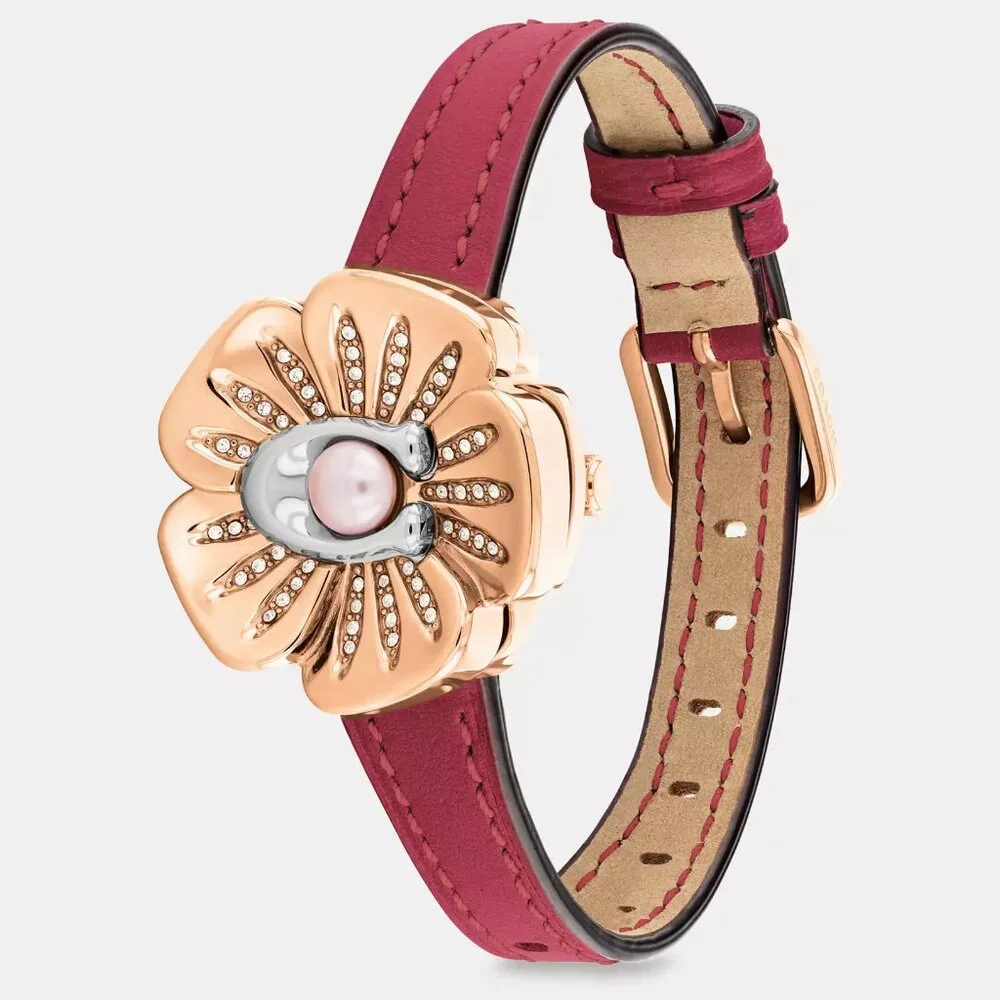 🌸 Coach Tea Rose Watch, 28 Mm